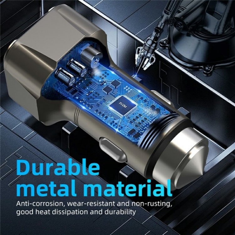 K25 Fast Charging Metal Window Breaker Car Charger Adapter PD 30W Super Charger K25 Fast Charging Metal Window Breaker Car Charger Adapter PD 30W Super Charger