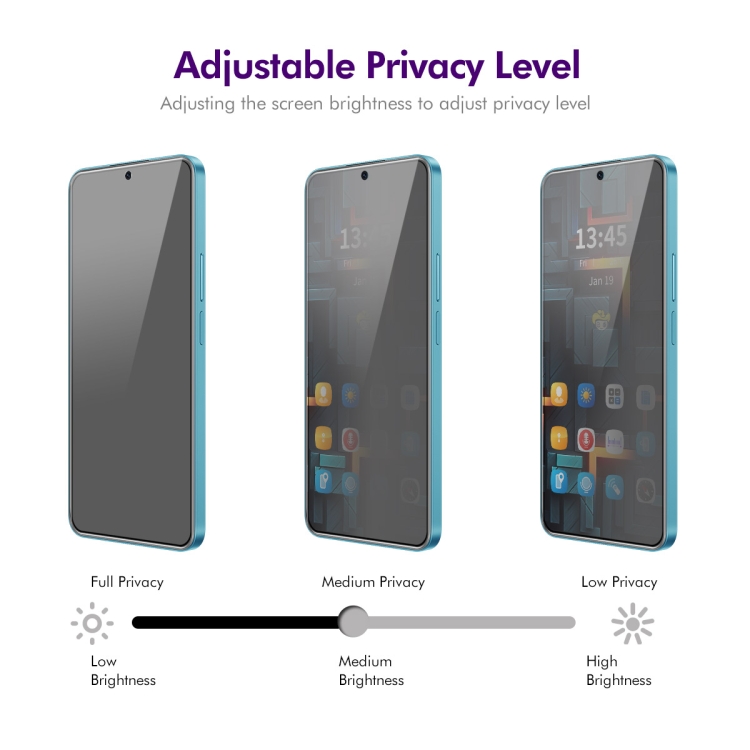 For Samsung Galaxy S24 FE 5G ENKAY Easy Install Anti-peeping Privacy Tempered Glass Film For Samsung Galaxy S24 FE 5G ENKAY Easy Install Anti-peeping Privacy Tempered Glass Film