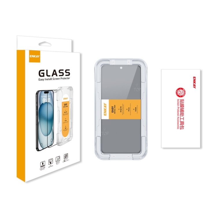 For Samsung Galaxy S24 FE 5G ENKAY Easy Install Anti-peeping Privacy Tempered Glass Film For Samsung Galaxy S24 FE 5G ENKAY Easy Install Anti-peeping Privacy Tempered Glass Film