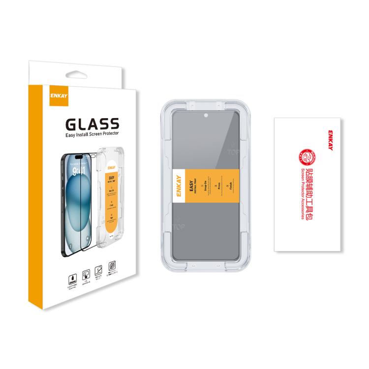 For OnePlus 15 ENKAY Easy Install Anti-peeping Privacy Tempered Glass Film