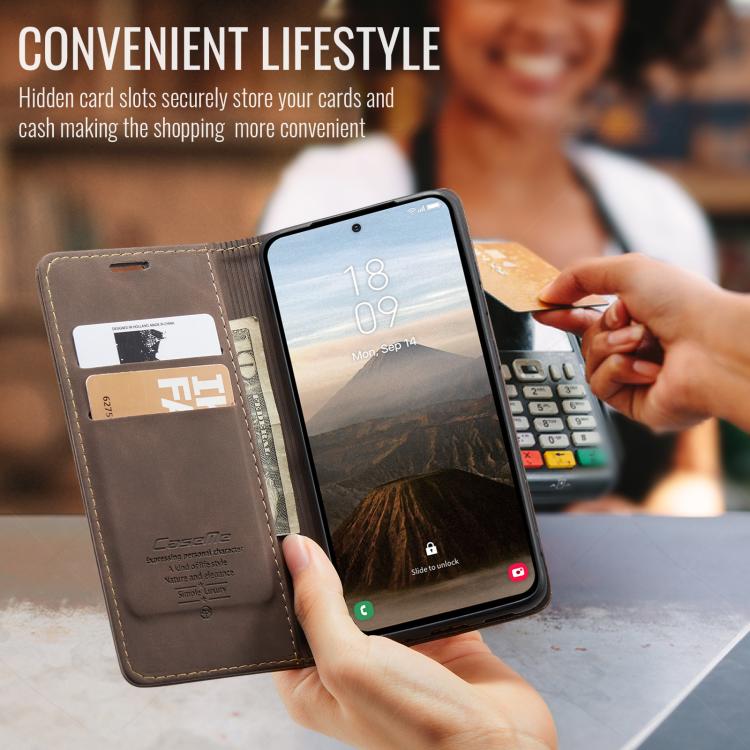 For Samsung Galaxy S25+ 5G CaseMe 013 Multifunctional Horizontal Flip Leather Phone Case(Coffee) For Samsung Galaxy S25+ 5G CaseMe 013 Multifunctional Horizontal Flip Leather Phone Case(Coffee)