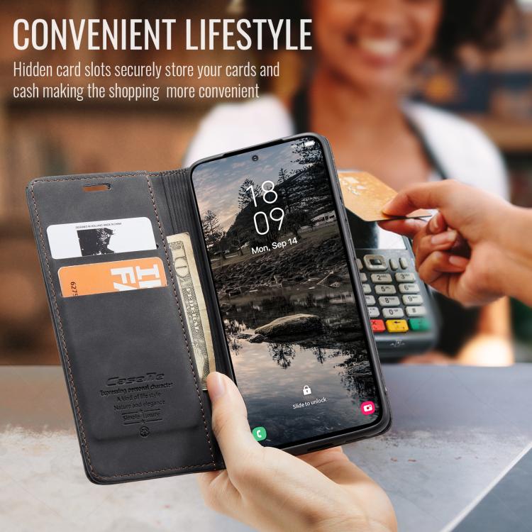 For Samsung Galaxy S25 5G CaseMe 013 Multifunctional Horizontal Flip Leather Phone Case(Black) For Samsung Galaxy S25 5G CaseMe 013 Multifunctional Horizontal Flip Leather Phone Case(Black)