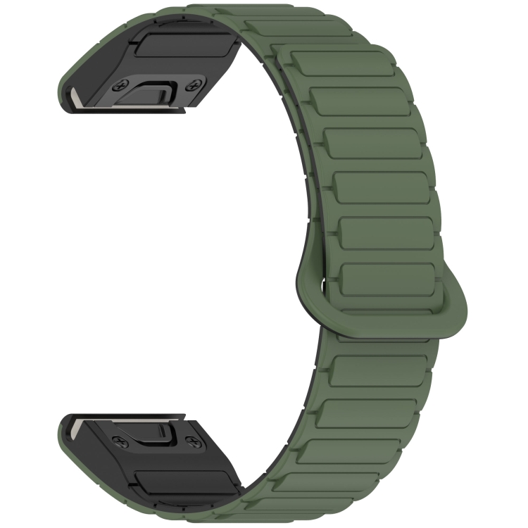 For Garmin Fenix 43mm Dual Color Magnetic Buckle 20mm Quick