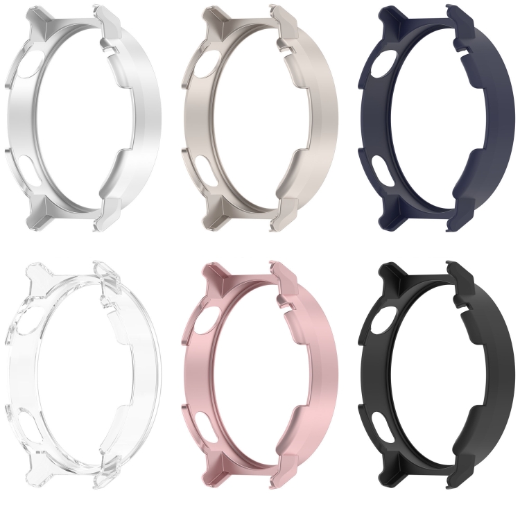 Funda protectora hueca para reloj Huawei Watch GT5 Pro de 42 mm con cobertura media para PC (negra) - B3