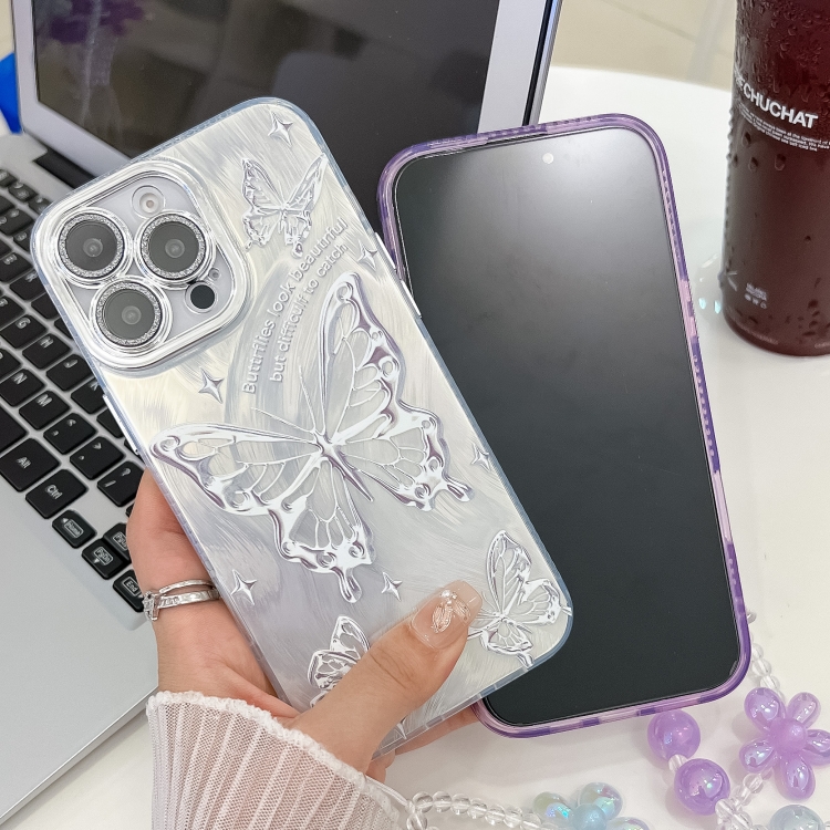 Hython - Funda Transparente Para IPhone 13 Pro Max Con Chispas Brillantes Y Brillantina, Funda Protectora De Policarbonato Resistente A Los Rayones Y Golpes, Para Niñas Y Mujeres, Rosado