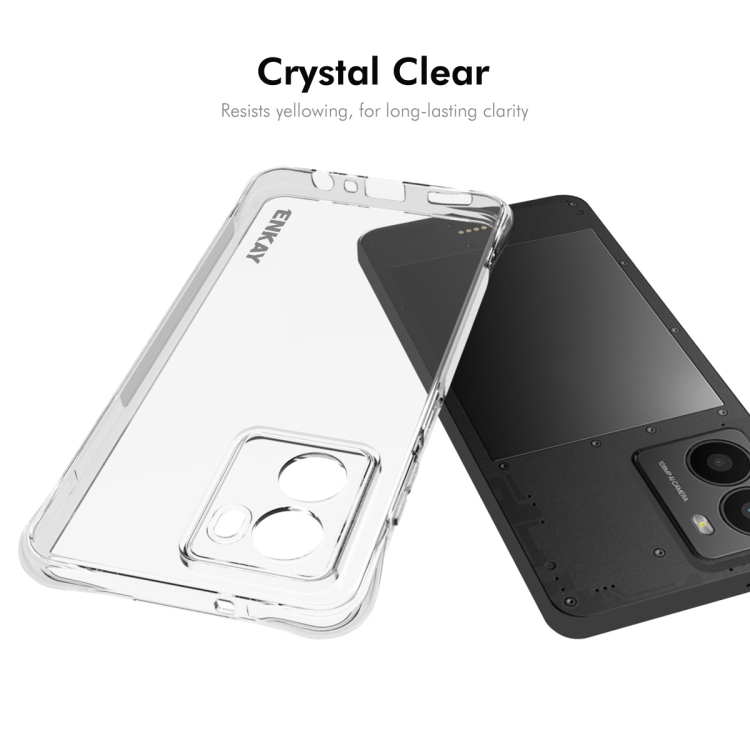 For HMD Fusion ENKAY Hat-Prince Transparent TPU Shockproof Phone Case