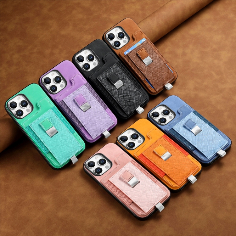 For iPhone 16 Plus Retro Magsafe Cross Leather Pull-Out Card Bag Back Phone Case(Black) For iPhone 16 Plus Retro Magsafe Cross Leather Pull-Out Card Bag Back Phone Case(Black)