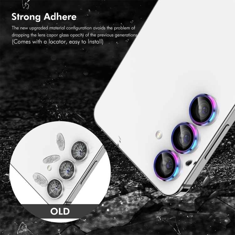 For Samsung Galaxy S25 5G ENKAY Hat-Prince 9H Rear Camera Lens Aluminium Alloy Tempered Glass Film(Black) For Samsung Galaxy S25 5G ENKAY Hat-Prince 9H Rear Camera Lens Aluminium Alloy Tempered Glass Film(Black)