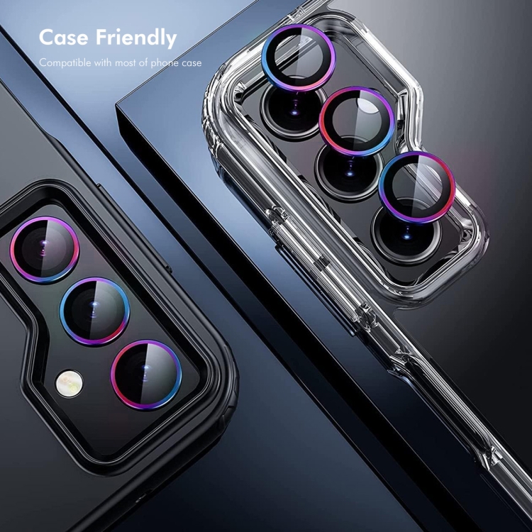 For Samsung Galaxy S25 5G ENKAY Hat-Prince 9H Rear Camera Lens Aluminium Alloy Tempered Glass Film(Black) For Samsung Galaxy S25 5G ENKAY Hat-Prince 9H Rear Camera Lens Aluminium Alloy Tempered Glass Film(Black)