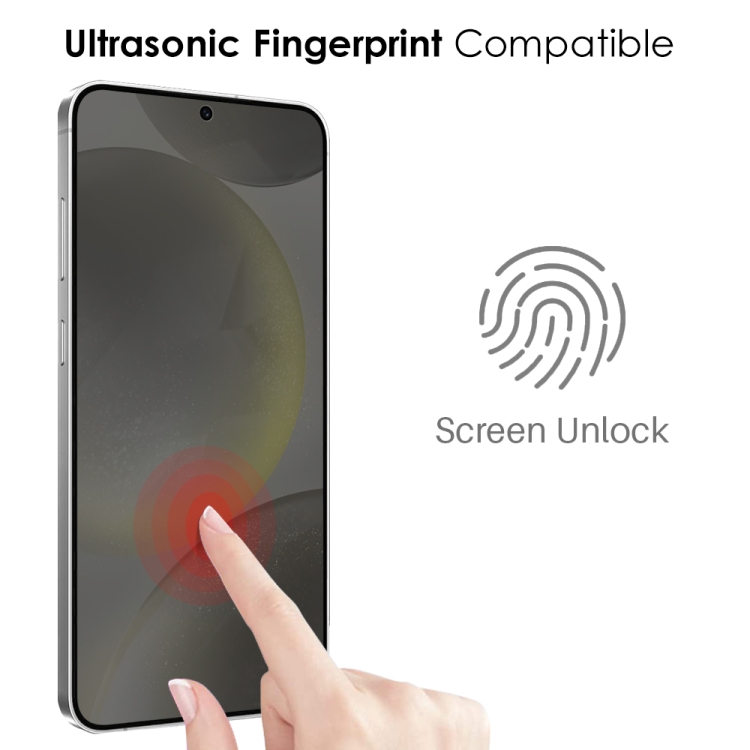 For Samsung Galaxy S24+ 5G NORTHJO A++ Privacy Screen Protector High Aluminium-Silicon Glass Film, Support Fingerprint Unlock For Samsung Galaxy S24+ 5G NORTHJO A++ Privacy Screen Protector High Aluminium-Silicon Glass Film, Support Fingerprint Unlock