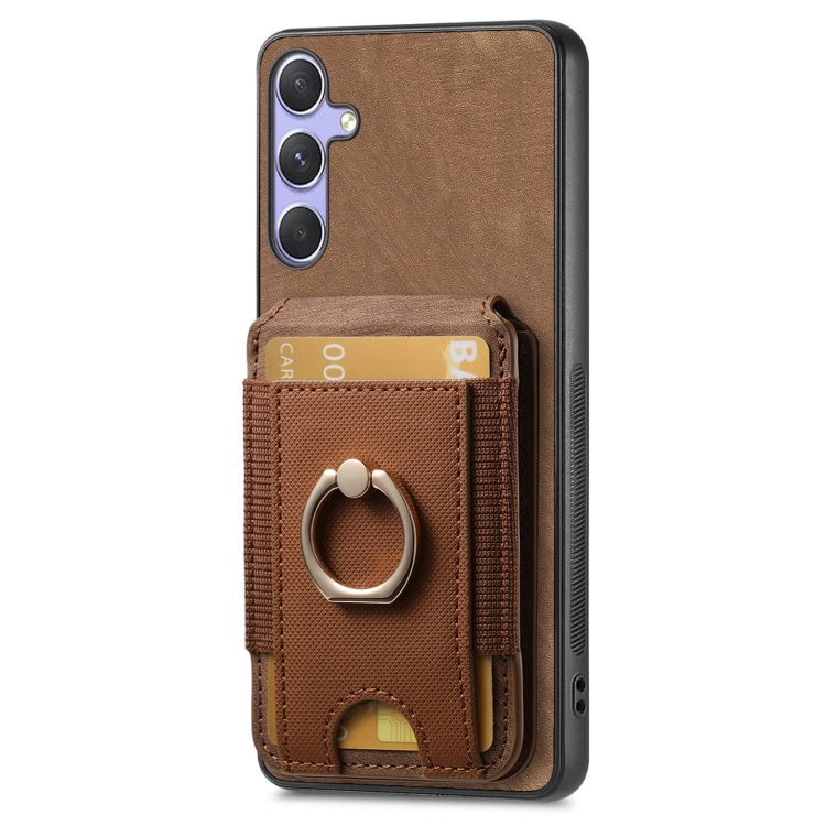 For Samsung Galaxy S24 Ultra 5G Retro Splitable Magnetic Stand Card Bag Leather Phone Case(Brown) For Samsung Galaxy S24 Ultra 5G Retro Splitable Magnetic Stand Card Bag Leather Phone Case(Brown)