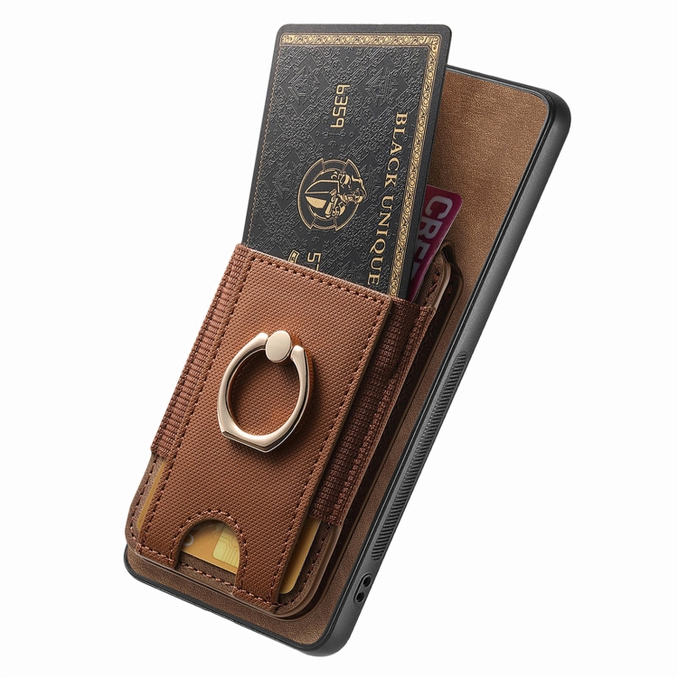 For Samsung Galaxy S24 Ultra 5G Retro Splitable Magnetic Stand Card Bag Leather Phone Case(Brown) For Samsung Galaxy S24 Ultra 5G Retro Splitable Magnetic Stand Card Bag Leather Phone Case(Brown)