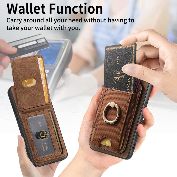 For Samsung Galaxy S24 Ultra 5G Retro Splitable Magnetic Stand Card Bag Leather Phone Case(Brown) For Samsung Galaxy S24 Ultra 5G Retro Splitable Magnetic Stand Card Bag Leather Phone Case(Brown)