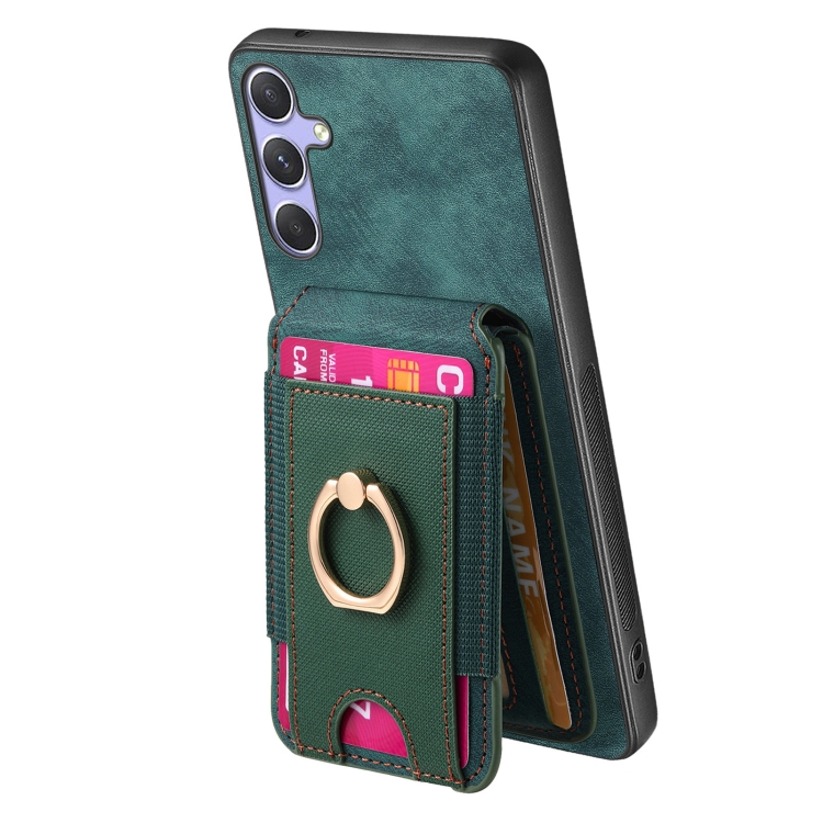 For Samsung Galaxy S24 5G Retro Splitable Magnetic Stand Card Bag Leather Phone Case(Green) For Samsung Galaxy S24 5G Retro Splitable Magnetic Stand Card Bag Leather Phone Case(Green)