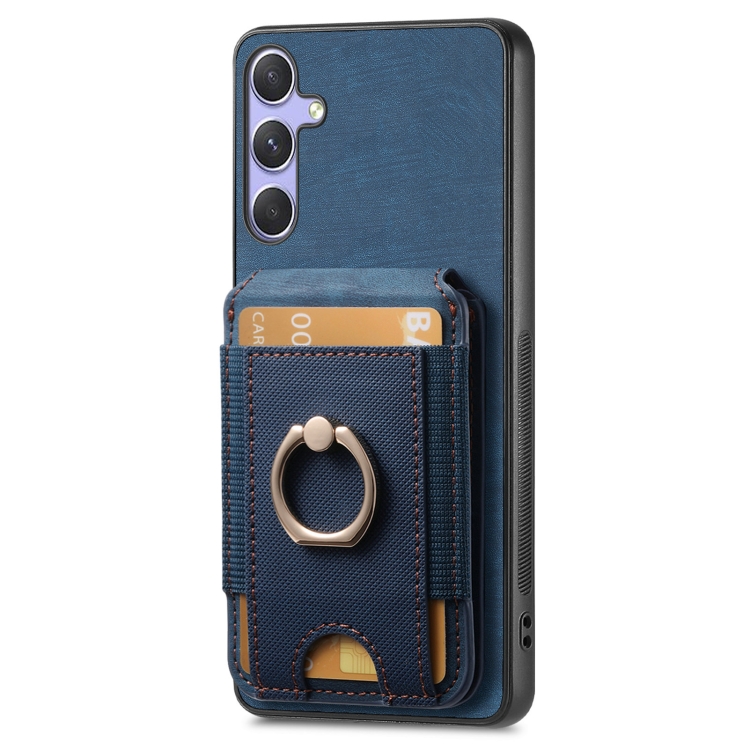 For Samsung Galaxy S23 5G Retro Splitable Magnetic Stand Card Bag Leather Phone Case(Blue) For Samsung Galaxy S23 5G Retro Splitable Magnetic Stand Card Bag Leather Phone Case(Blue)