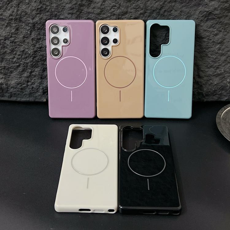 For Samsung Galaxy S25 Ultra 5G Glossy TPU Shockproof MagSafe Phone Case(Rock Color) For Samsung Galaxy S25 Ultra 5G Glossy TPU Shockproof MagSafe Phone Case(Rock Color)