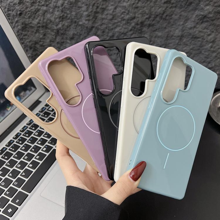 For Samsung Galaxy S25 Ultra 5G Glossy TPU Shockproof MagSafe Phone Case(Rock Color) For Samsung Galaxy S25 Ultra 5G Glossy TPU Shockproof MagSafe Phone Case(Rock Color)
