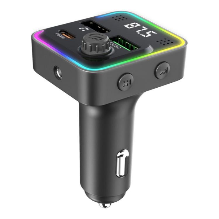 C71 3-in-1 PD 30W Cigarette Lighter Charger Adapter FM Transmitter Bluetooth Car Charger C71 3-in-1 PD 30W Cigarette Lighter Charger Adapter FM Transmitter Bluetooth Car Charger