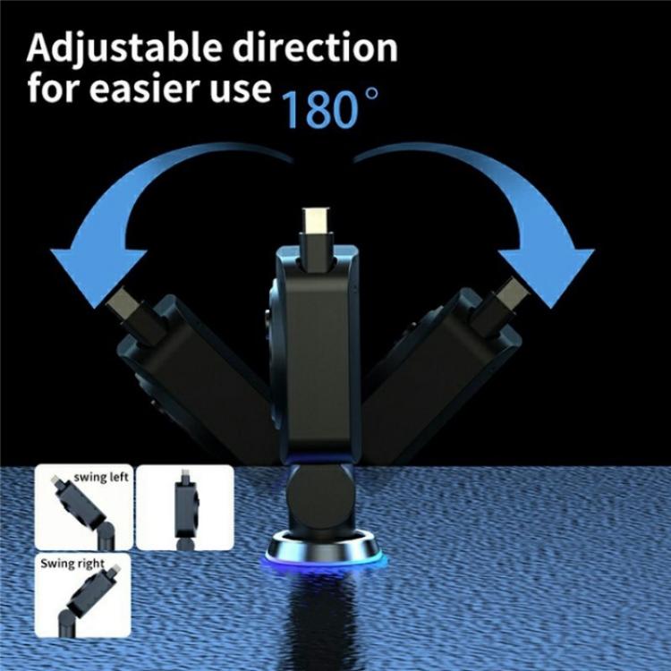 K38 Retractable Cable USB + Type-C Car Charger PD 30W Fast Charging Cigarette Lighter Adapter K38 Retractable Cable USB + Type-C Car Charger PD 30W Fast Charging Cigarette Lighter Adapter