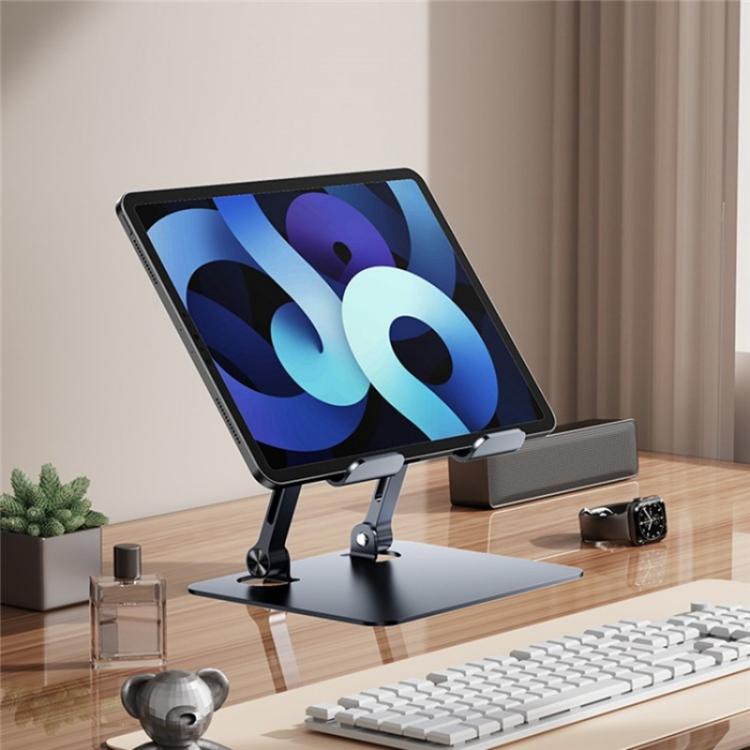J18S 360 Degree Rotation Desktop Phone Tablet Alloy Steel Holder(Grey) J18S 360 Degree Rotation Desktop Phone Tablet Alloy Steel Holder(Grey)
