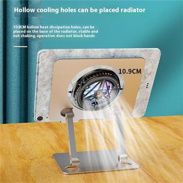 J23S Folding Height Adjustable Desktop Tablet Metal Cooling Holder(Grey) J23S Folding Height Adjustable Desktop Tablet Metal Cooling Holder(Grey)