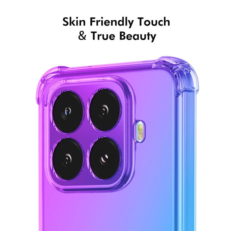 For Xiaomi 15T Pro ENKAY Hat-Prince Gradient Airbag TPU Phone Case(Purple Gold)