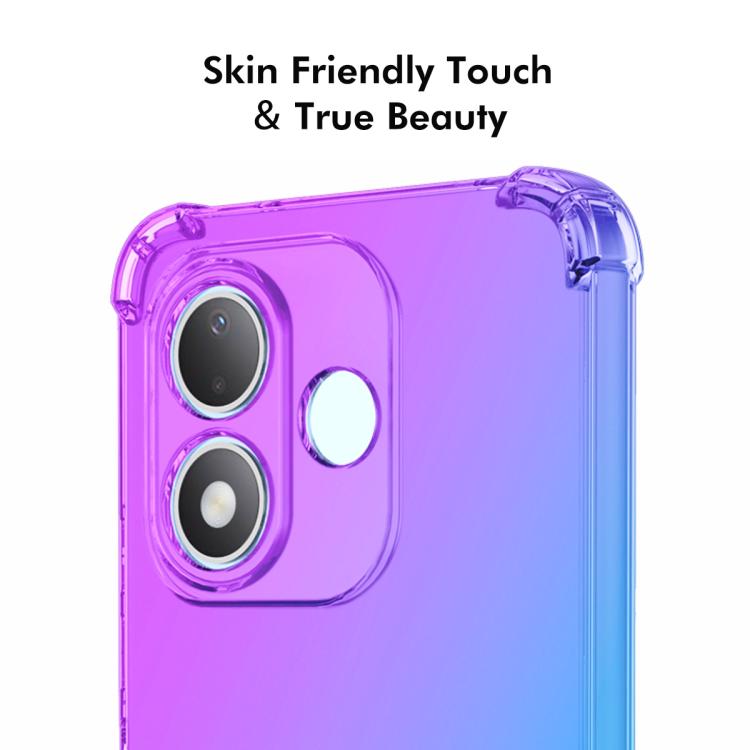 For Redmi Note 17 4G / 5G Global 169.7mm ENKAY Hat-Prince Gradient Airbag TPU Phone Case(Pink Gold)