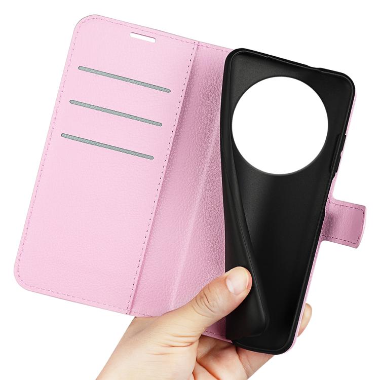 For Xiaomi Redmi 14C 4G Litchi Texture Horizontal Flip Leather Phone Case with Holder(Pink)