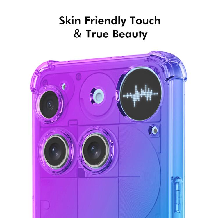 For Nothing Phone 3 ENKAY Hat-Prince Gradient Airbag TPU Phone Case(Pink Gold)