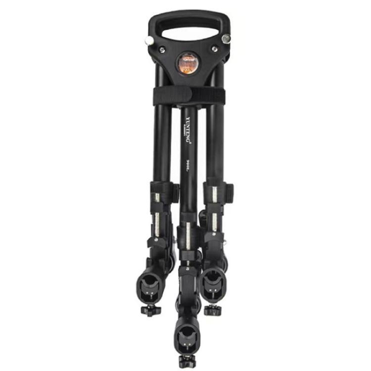 Trípode para cámara YUNTENG 900L DV, base para fotografía, soporte universal plegable con 3 ruedas y polea - 1