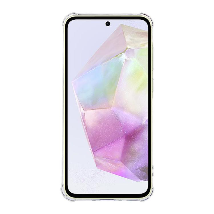 For Galaxy A56 5G Kalebol 1.5mm Four-Corner Airbags Shockproof Transparency TPU Phone Case