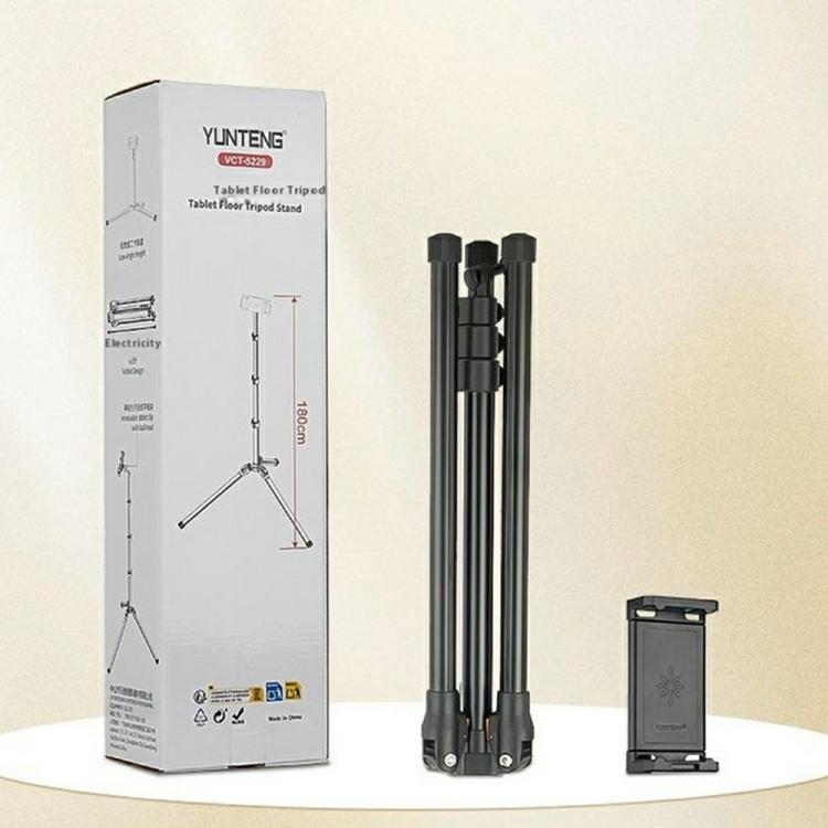 MOPUBZO Supporto per Tablet da Pavimento, Regolabile, Girevole a 360 Gradi, Universale, Base Resistente, per iPad, iPhone X, iPad Pro o altri dispositivi da 5,5-12,9 pollici