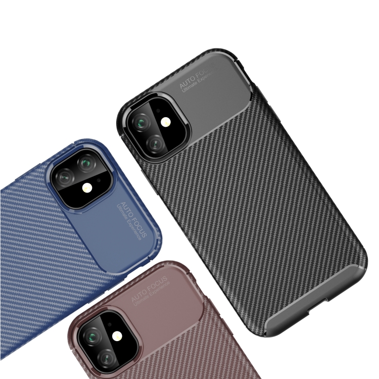For iPhone 11 Carbon Fiber Texture Shockproof TPU Case (Black) For iPhone 11 Carbon Fiber Texture Shockproof TPU Case (Black)