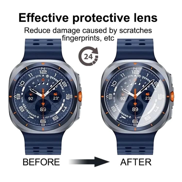 For Samsung Galaxy Watch Ultra 2025 Full-Screen Anti-Fingerprint HD Positioning Easy Installation Watch Tempered Glass Film