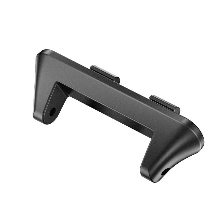 For Huawei Band 11 / Band 11 Pro One Pair 12mm Alloy Metal Head Watch Band Connector(Black)