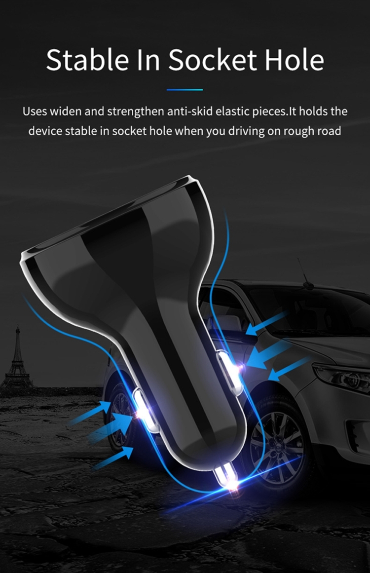 C02 Car Power Adapter in-car Phone Charger Type-C Fast Charger QC3.0 Dual USB Ports DC5V 2.4A 12V 24V Cigarette Lighter Power Supply C02 Car Power Adapter in-car Phone Charger Type-C Fast Charger QC3.0 Dual USB Ports DC5V 2.4A 12V 24V Cigarette Lighter Power Supply