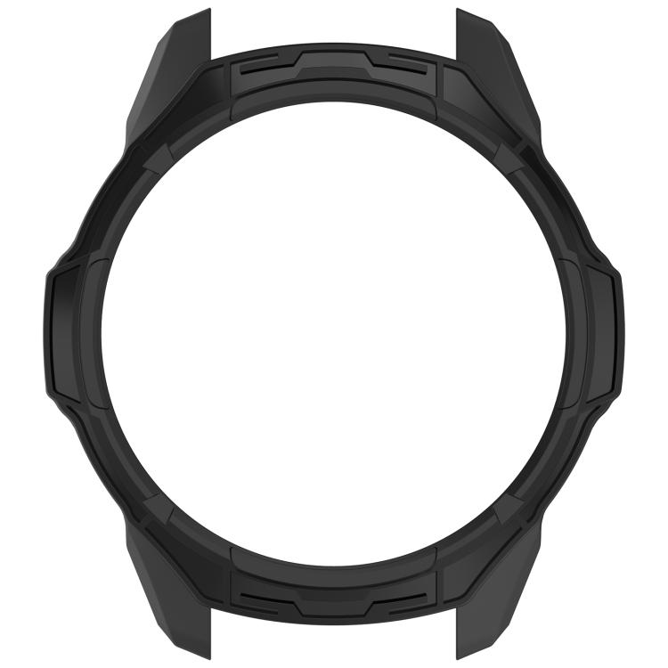 For Garmin Forerunner 70 / 170 / 170 Music Hollow Armor TPU Half Coverage Watch Protective Case(Black)