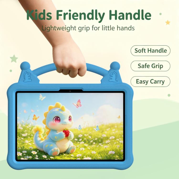 For Infinix XPad 30E Animal Paradise Handle EVA Tablet Case with Holder(Sky Blue)