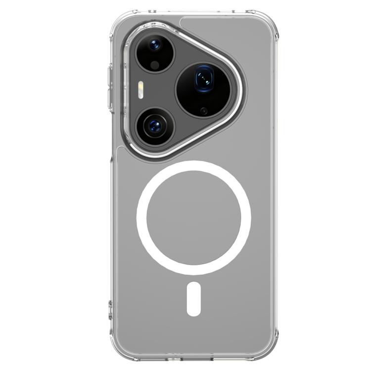 For Huawei Pura 90s Pro Max LeReach TOC Clear Series Dual-Composite Armor TPU + Acrylic Shockproof Magnetic Phone Case(Transparent)