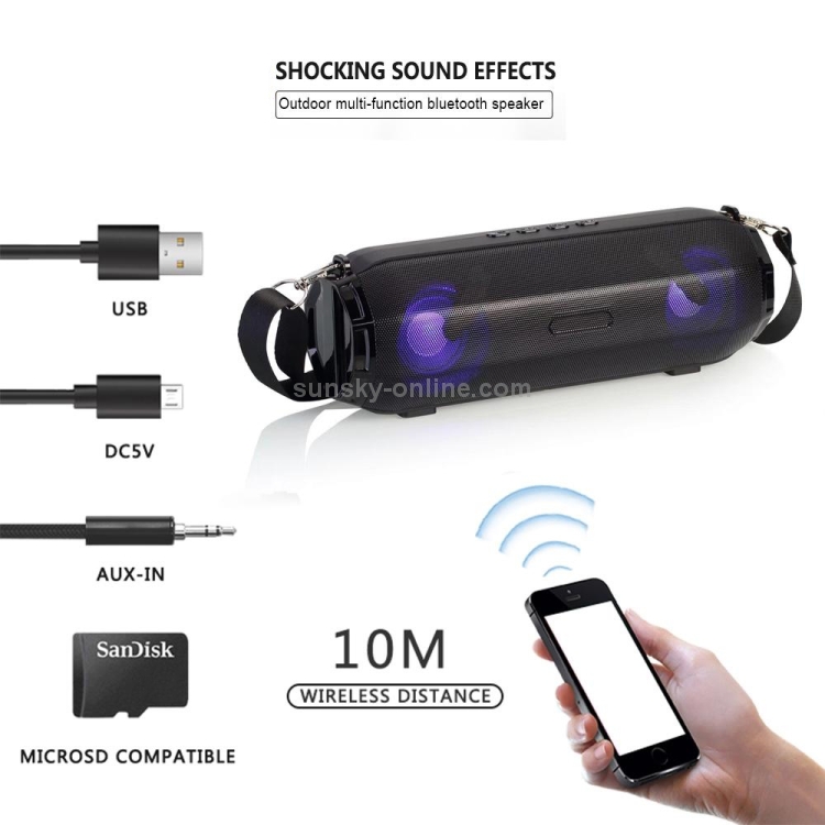 LZ33 LED Portable Wireless Bluetooth Speaker Stereo Speakerphone Music Speakers for Computer with TF FM LZ33 LED Portable Wireless Bluetooth Speaker Stereo Speakerphone Music Speakers for Computer with TF FM