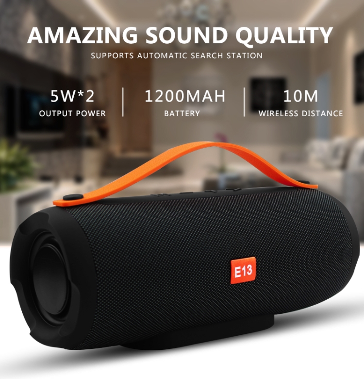 E13 Mini Portable Wireless Bluetooth Speaker Stereo Speakerphone Radio Music Subwoofer Column Speakers with TF FM(Blue) E13 Mini Portable Wireless Bluetooth Speaker Stereo Speakerphone Radio Music Subwoofer Column Speakers with TF FM(Blue)