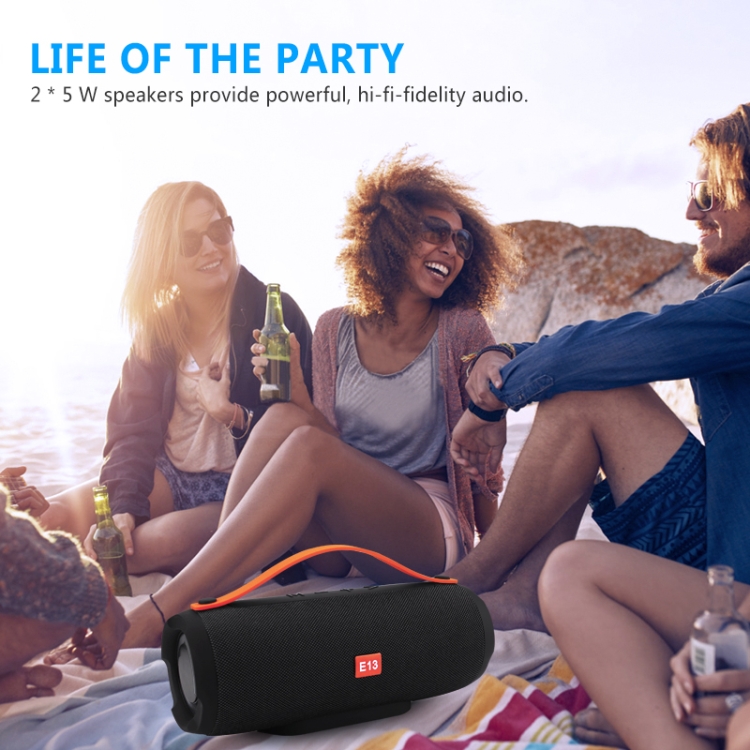 E13 Mini Portable Wireless Bluetooth Speaker Stereo Speakerphone Radio Music Subwoofer Column Speakers with TF FM(Blue) E13 Mini Portable Wireless Bluetooth Speaker Stereo Speakerphone Radio Music Subwoofer Column Speakers with TF FM(Blue)