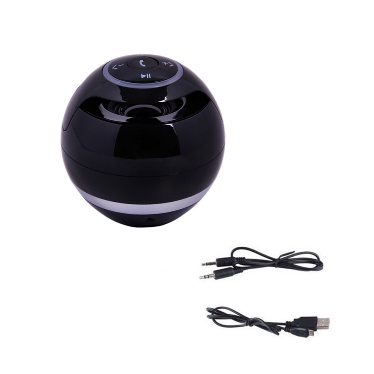 A18 Ball Bluetooth Speaker with LED Light Portable Wireless Mini Speaker Mobile Music MP3 Subwoofer Support TF (Pink)