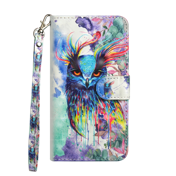 For iPhone 11 Pro 3D Visual Painting Horizontal Flip Leather Casefor iPhone 11, with Holder & Card Slot & Wallet & Lanyard (Colored owl) For iPhone 11 Pro 3D Visual Painting Horizontal Flip Leather Casefor iPhone 11, with Holder & Card Slot & Wallet & Lanyard (Colored owl)