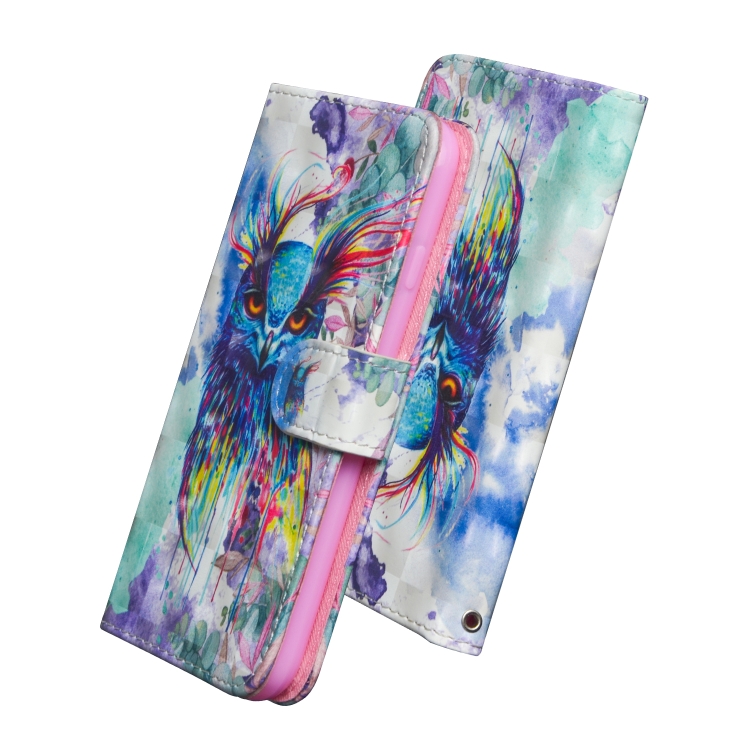 For iPhone 11 Pro 3D Visual Painting Horizontal Flip Leather Casefor iPhone 11, with Holder & Card Slot & Wallet & Lanyard (Colored owl) For iPhone 11 Pro 3D Visual Painting Horizontal Flip Leather Casefor iPhone 11, with Holder & Card Slot & Wallet & Lanyard (Colored owl)
