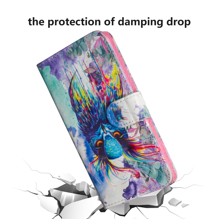For iPhone 11 Pro 3D Visual Painting Horizontal Flip Leather Casefor iPhone 11, with Holder & Card Slot & Wallet & Lanyard (Colored owl) For iPhone 11 Pro 3D Visual Painting Horizontal Flip Leather Casefor iPhone 11, with Holder & Card Slot & Wallet & Lanyard (Colored owl)