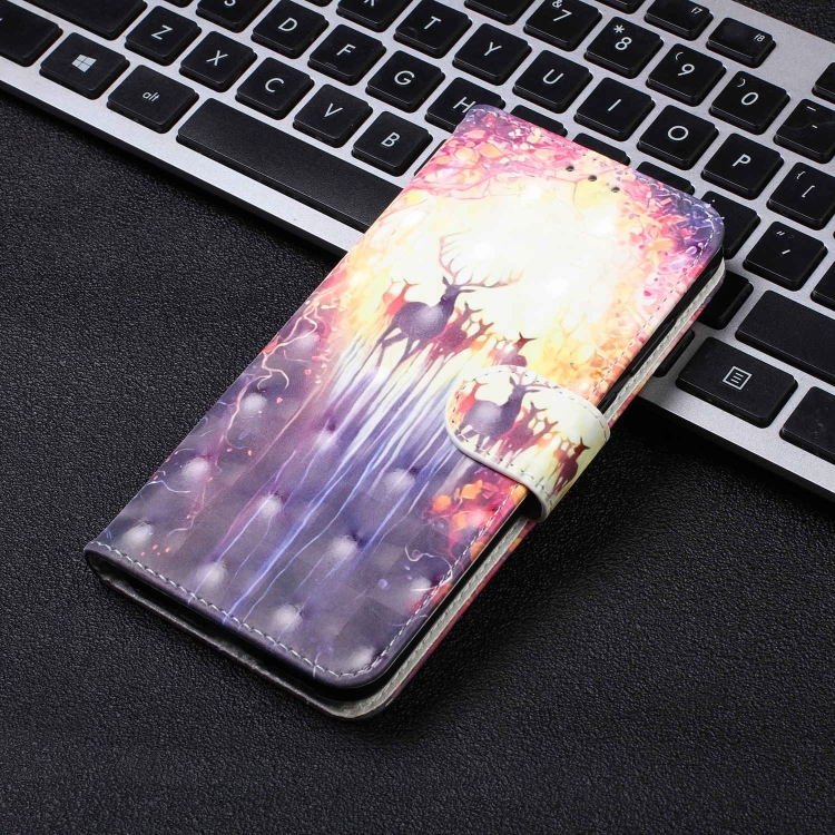 For iPhone 11 Pro 3D Visual Painting Horizontal Flip Leather Case, With Bracket & Card Slot & Wallet & Bracelet(The Deer) For iPhone 11 Pro 3D Visual Painting Horizontal Flip Leather Case, With Bracket & Card Slot & Wallet & Bracelet(The Deer)