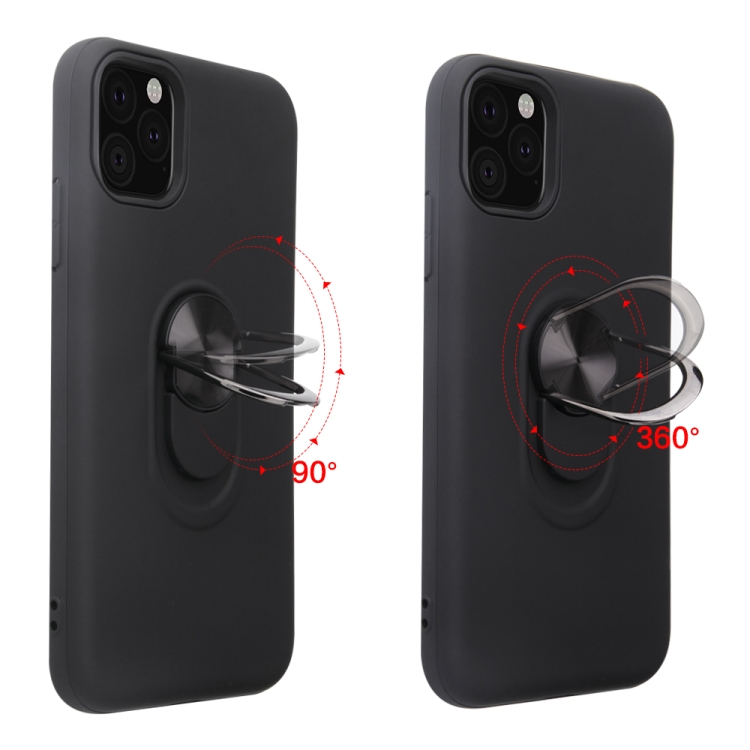 For iPhone 11 Pro Max 360 Rotary Multifunctional Stent PC+TPU Case, with Magnetic Invisible Holder(Black) For iPhone 11 Pro Max 360 Rotary Multifunctional Stent PC+TPU Case, with Magnetic Invisible Holder(Black)