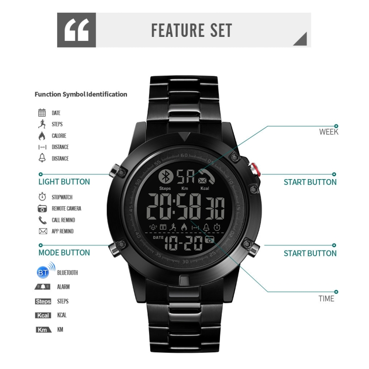 Skmei fashion store men's smart watch