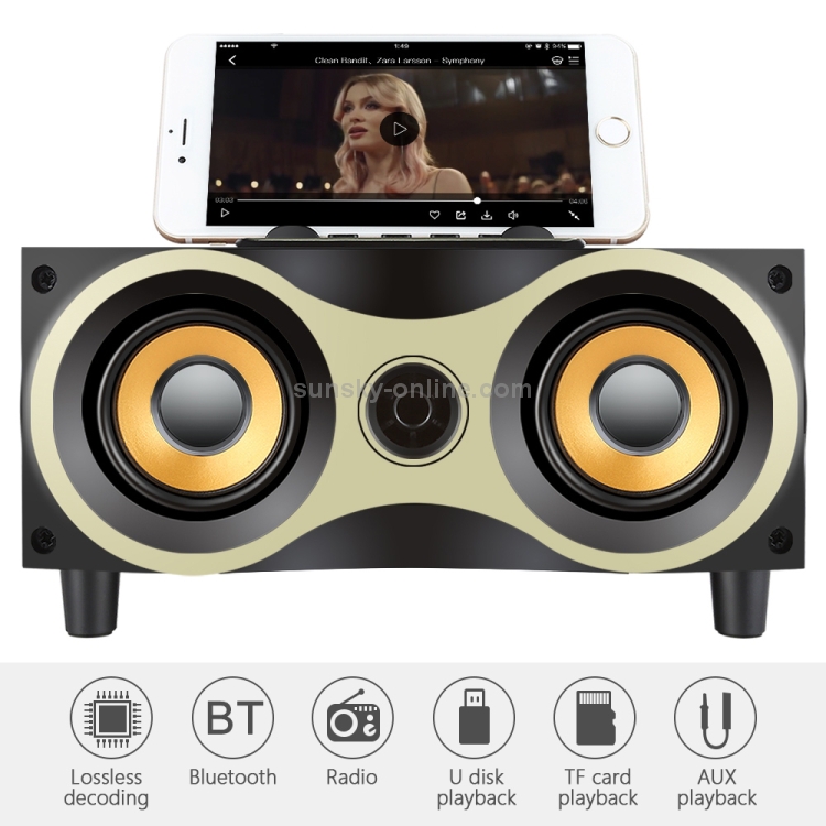 X6 Portable Wooden Wireless Speaker Subwoofer Stereo Bluetooth Speakers Radio FM Desktop X6 Portable Wooden Wireless Speaker Subwoofer Stereo Bluetooth Speakers Radio FM Desktop
